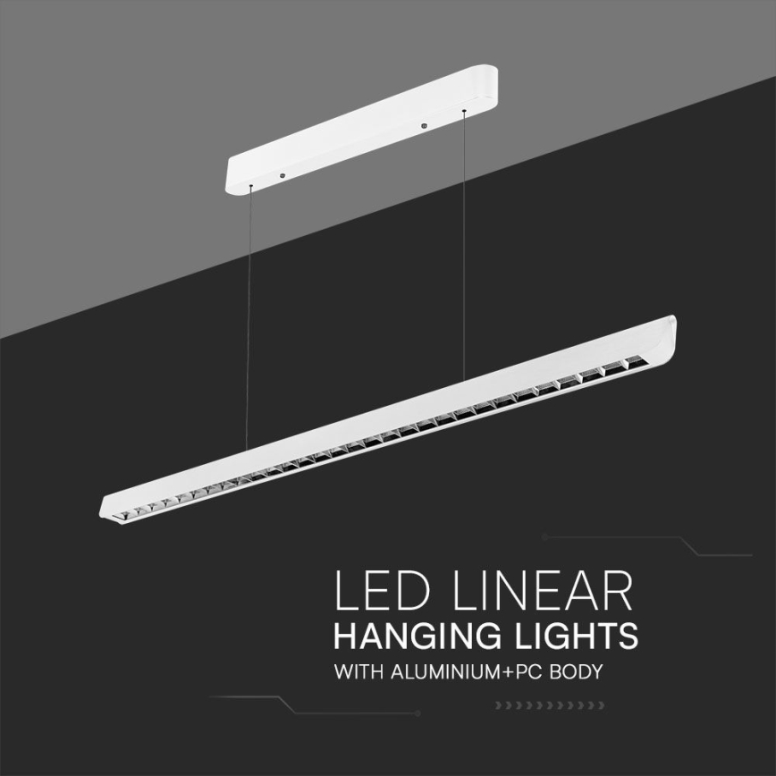 Lámpara LED colgante LED/36W/230V 3000/4000/6400K blanco