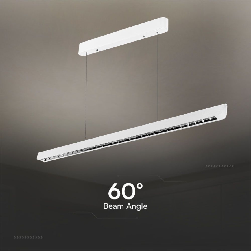 Lámpara LED colgante LED/36W/230V 3000/4000/6400K blanco