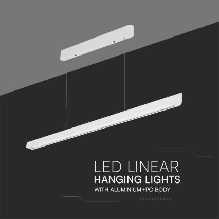 Lámpara LED colgante LED/36W/230V 3000/4000/6400K blanco