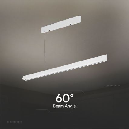 Lámpara LED colgante LED/36W/230V 3000/4000/6400K blanco