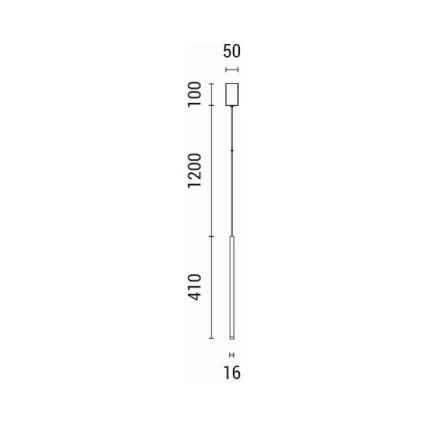 Lámpara LED colgante LED/3W/230V 3000K diá. 5 cm