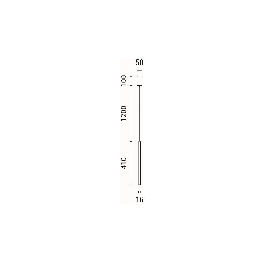 Lámpara LED colgante LED/3W/230V 3000K diá. 5 cm