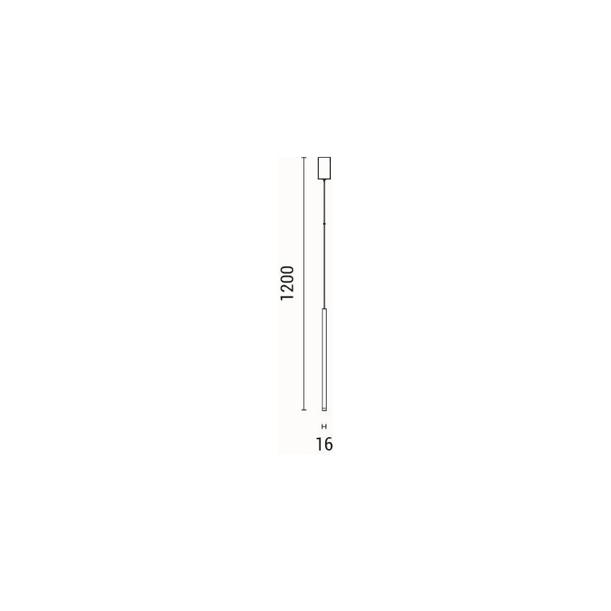 Lámpara LED colgante LED/3W/230V 3000K diá. 6 cm