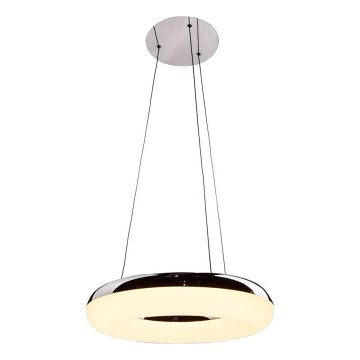 Lámpara LED colgante LED/40W/230V 3000K diá. 40 cm cromo brillante