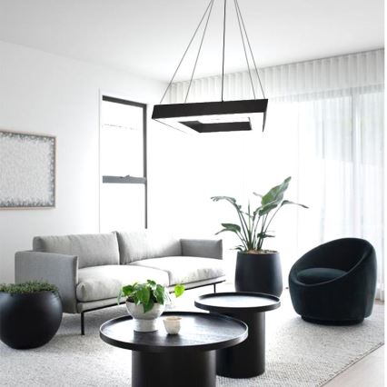 Lámpara LED colgante LED/40W/230V 4000K 60x60 cm