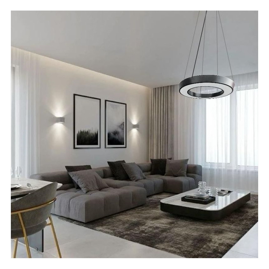 Lámpara LED colgante LED/40W/230V 4000K diá. 80 cm