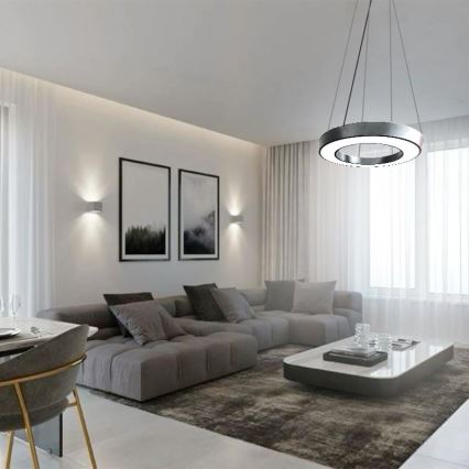 Lámpara LED colgante LED/40W/230V 4000K diá. 80 cm