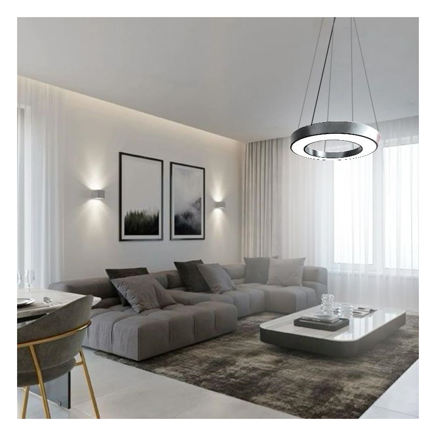 Lámpara LED colgante LED/40W/230V 4000K diá. 80 cm