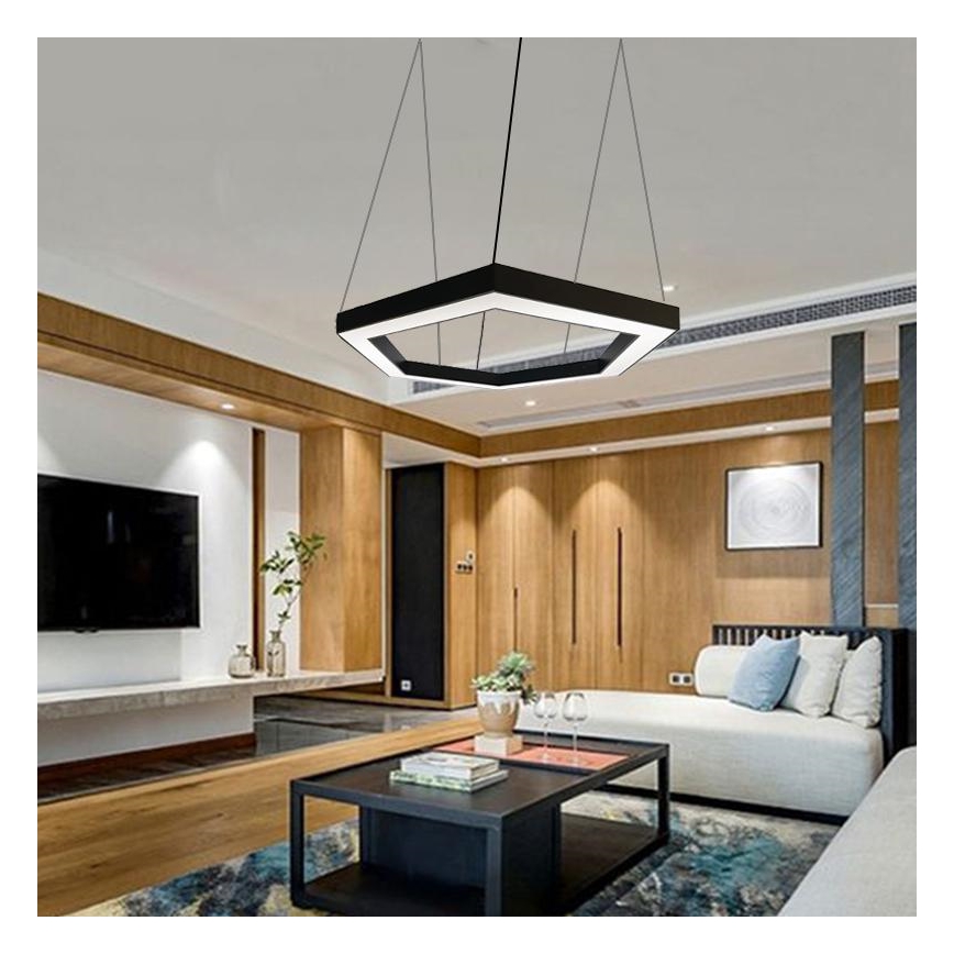 Lámpara LED colgante LED/50W/230V 4000K diá. 100 cm