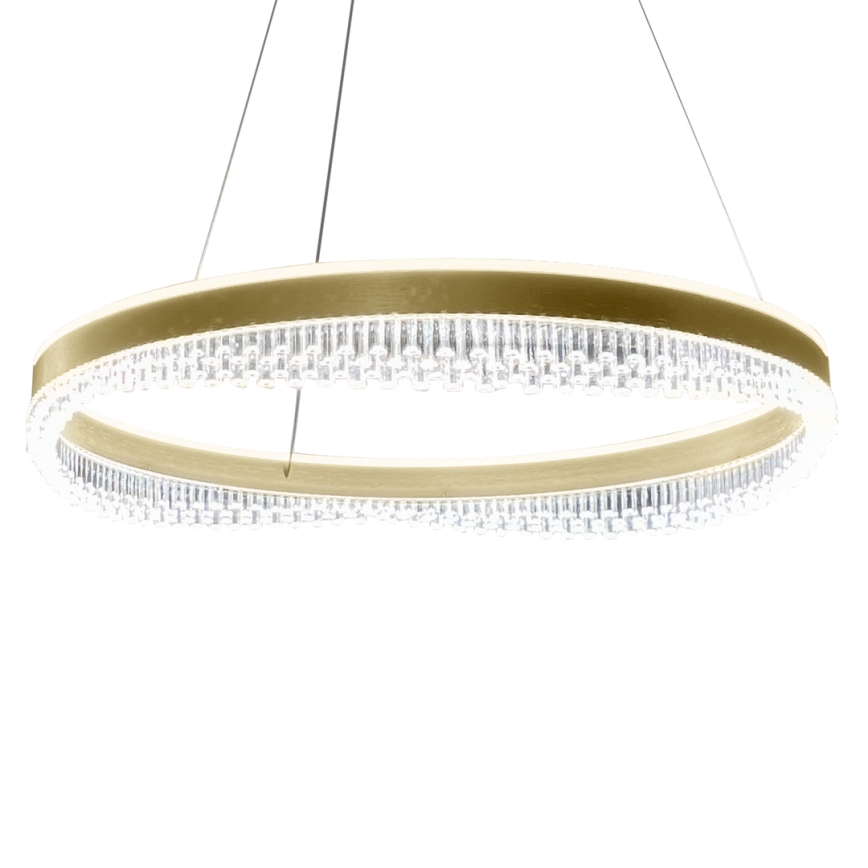 Lámpara LED colgante LED/52W/230V diá. 60 cm dorado