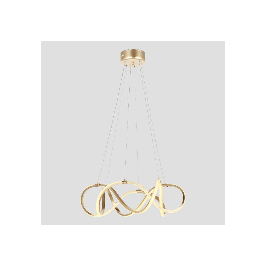 Lámpara LED colgante LED/54W/230V 3000/4000/6000K dorado