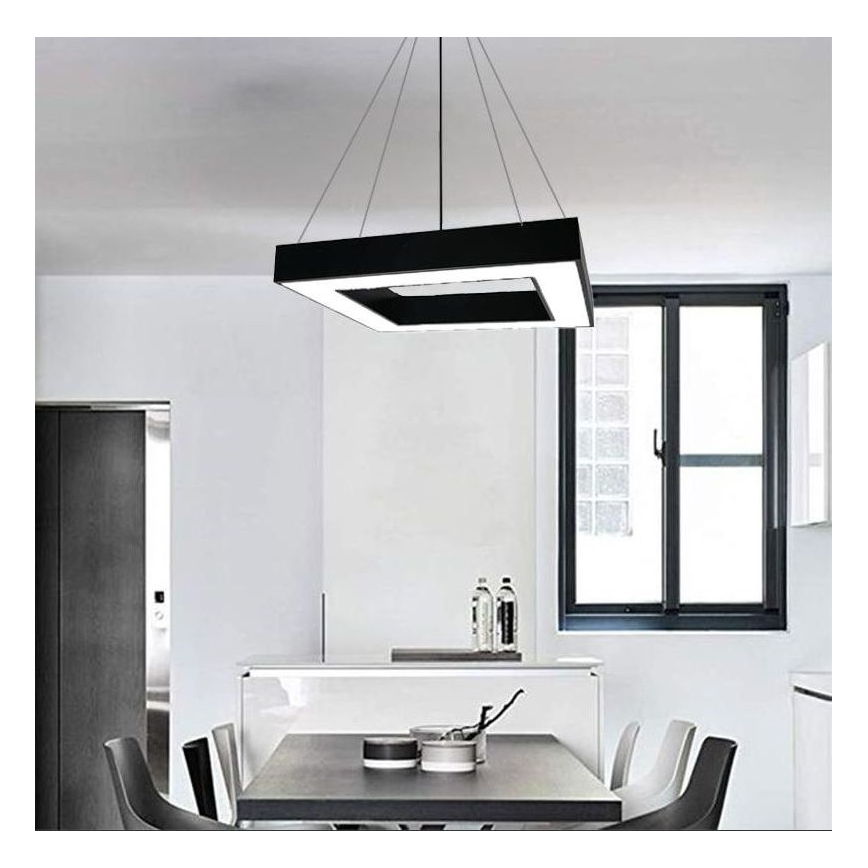 Lámpara LED colgante LED/55W/230V 4000K 80x80 cm