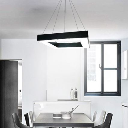 Lámpara LED colgante LED/55W/230V 4000K 80x80 cm