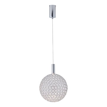 Lámpara LED colgante LED/6,3W/230V 3000K cromo brillante diá. 20 cm