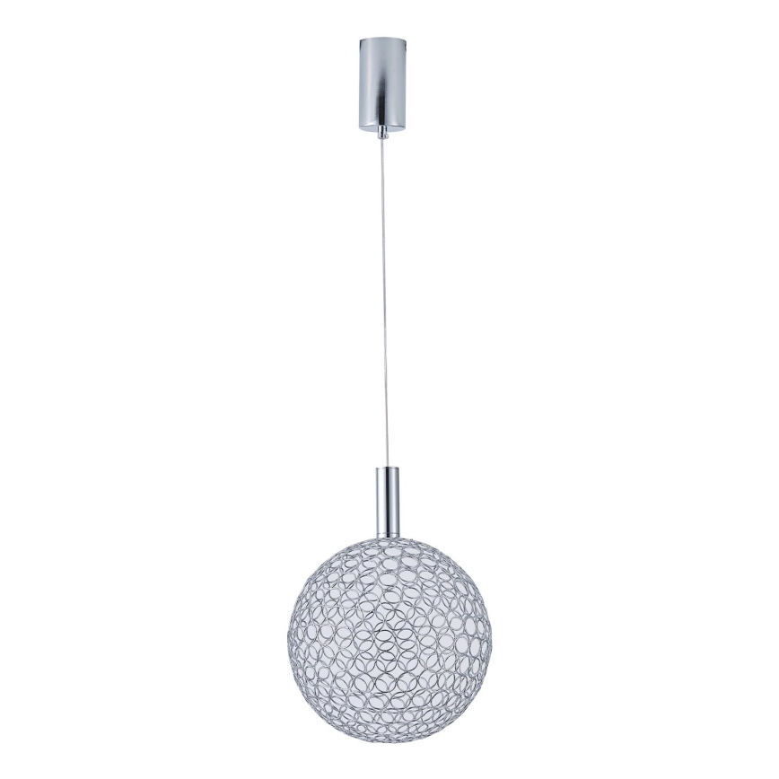 Lámpara LED colgante LED/6,3W/230V 3000K cromo brillante diá. 20 cm