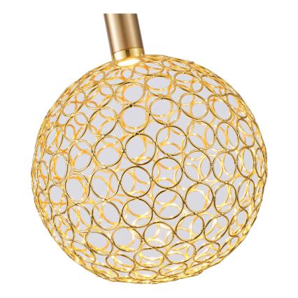 Lámpara LED colgante LED/6,3W/230V 3000K cromo brillante diá. 20 cm