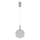 Lámpara LED colgante LED/6,3W/230V 3000K cromo brillante diá. 25 cm