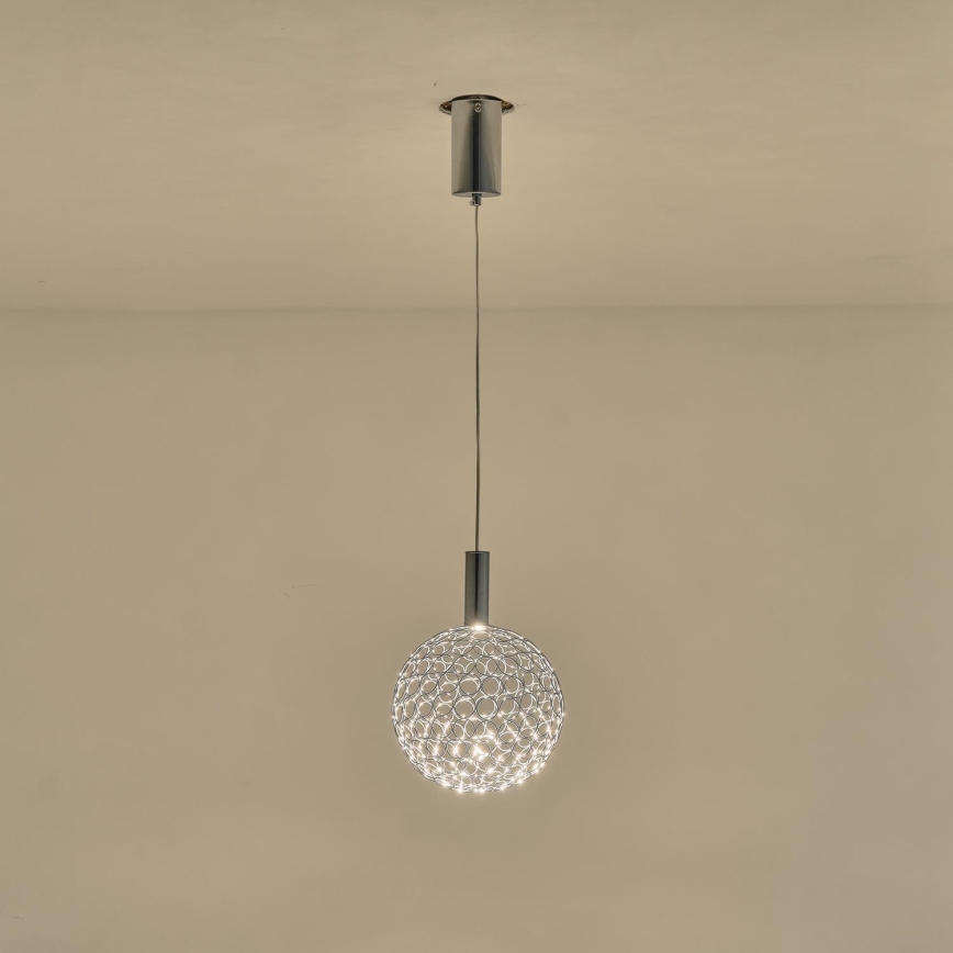 Lámpara LED colgante LED/6,3W/230V 3000K dorado diá. 25 cm