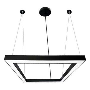 Lámpara LED colgante LED/70W/230V 4000K 100x100 cm negro