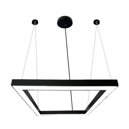 Lámpara LED colgante LED/70W/230V 4000K 100x100 cm negro