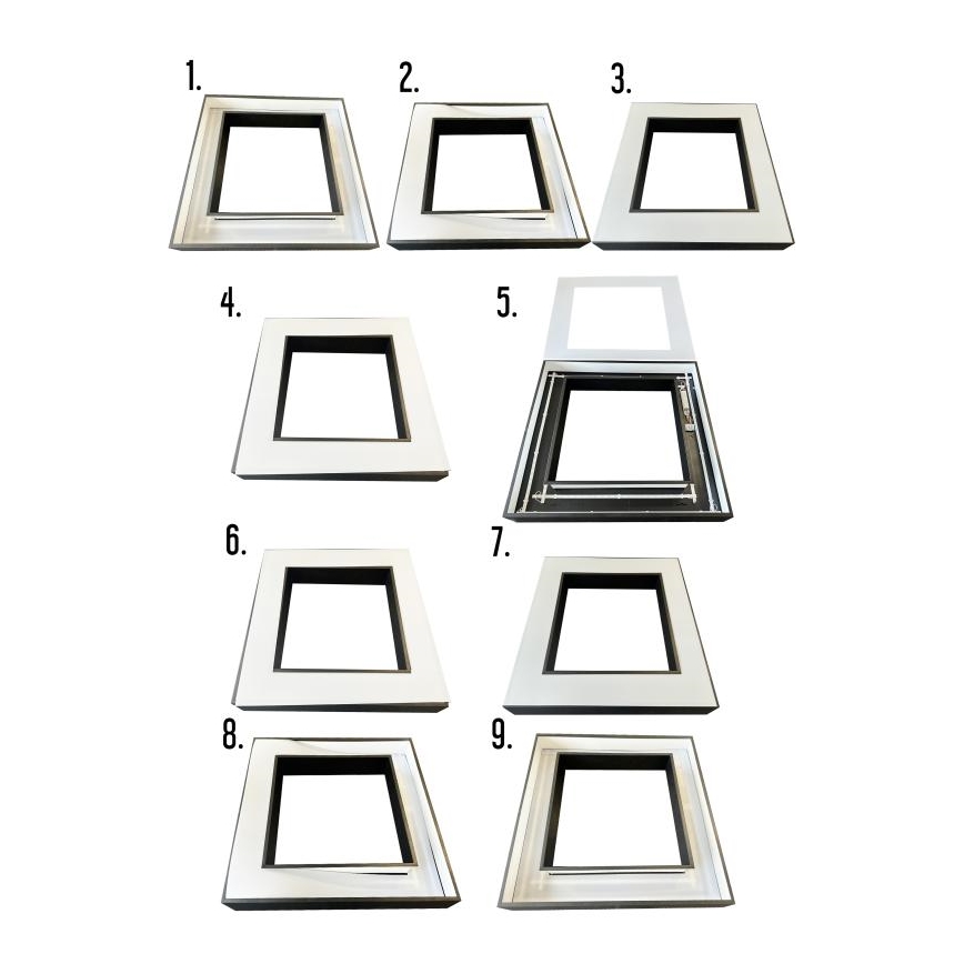 Lámpara LED colgante LED/70W/230V 4000K 100x100 cm negro