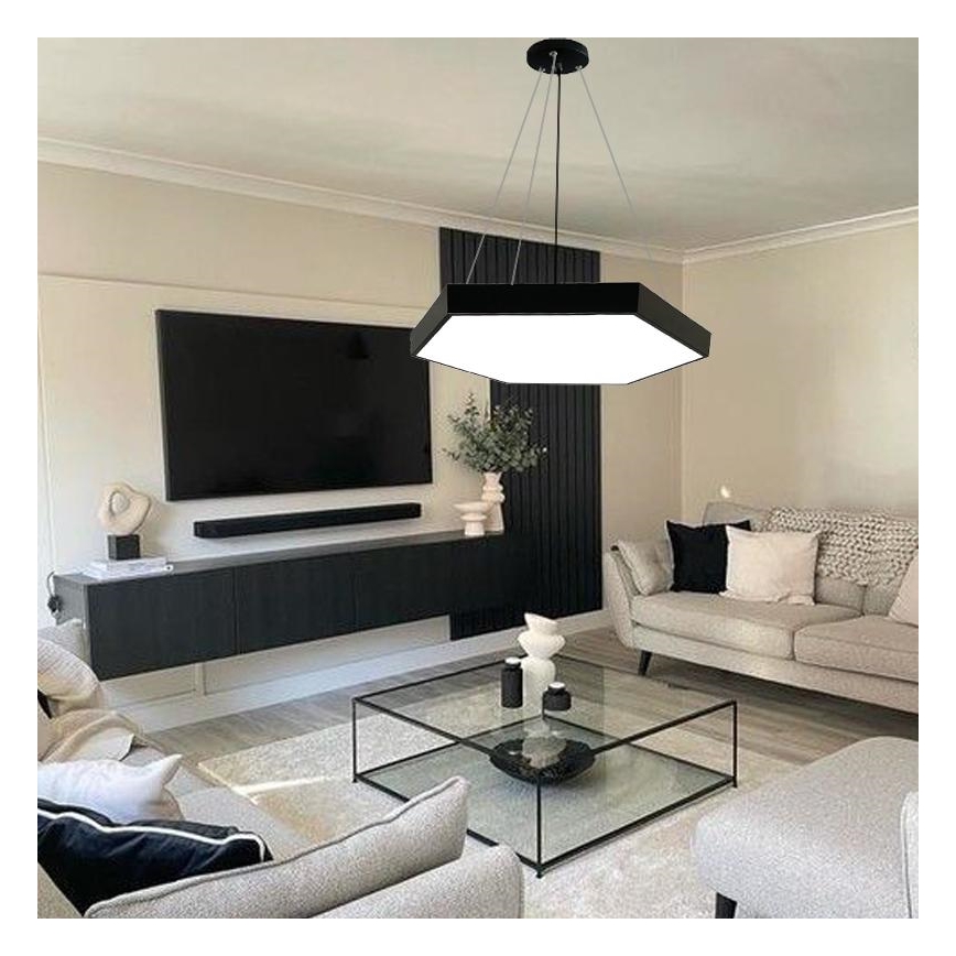 Lámpara LED colgante LED/70W/230V 4000K diá. 80 cm