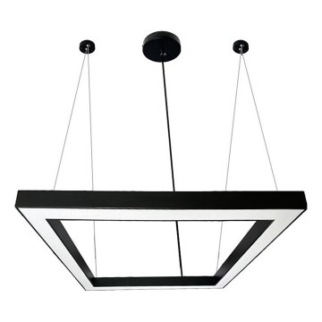 Lámpara LED colgante LED/80W/230V 4000K 120x120 cm negro