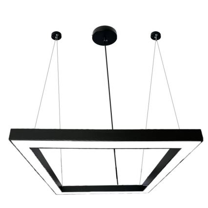 Lámpara LED colgante LED/80W/230V 4000K 120x120 cm negro