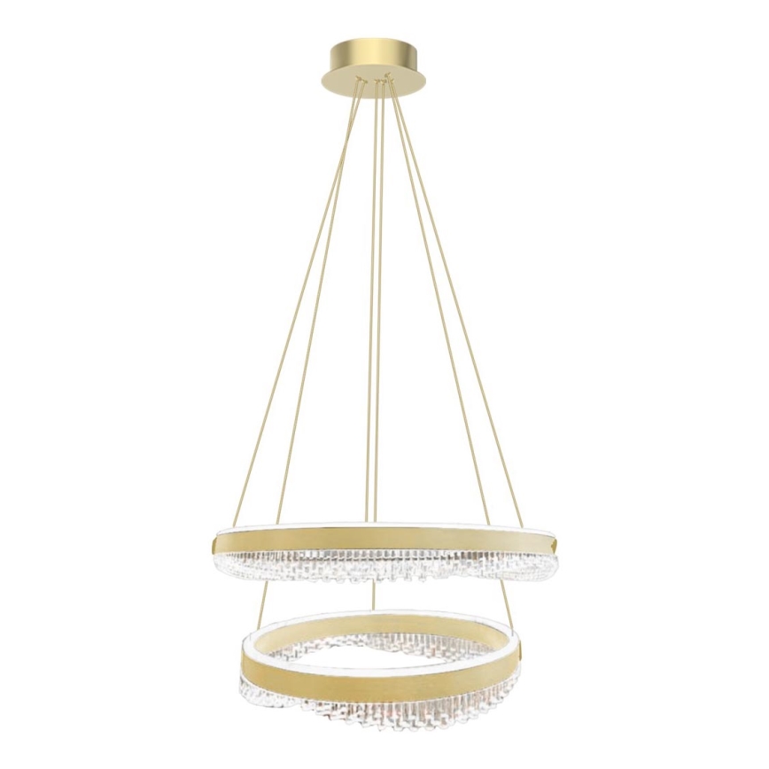 Lámpara LED colgante LED/85W/230V diá. 60 cm dorado