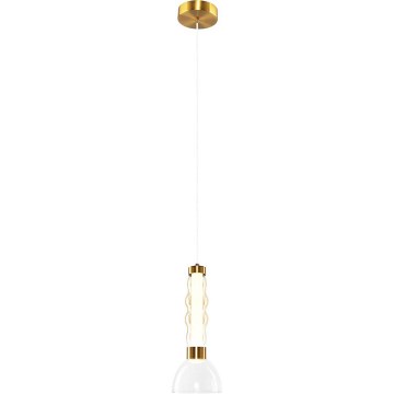 Lámpara LED colgante LUCCO LED/13W/230V diá. 15 cm dorado