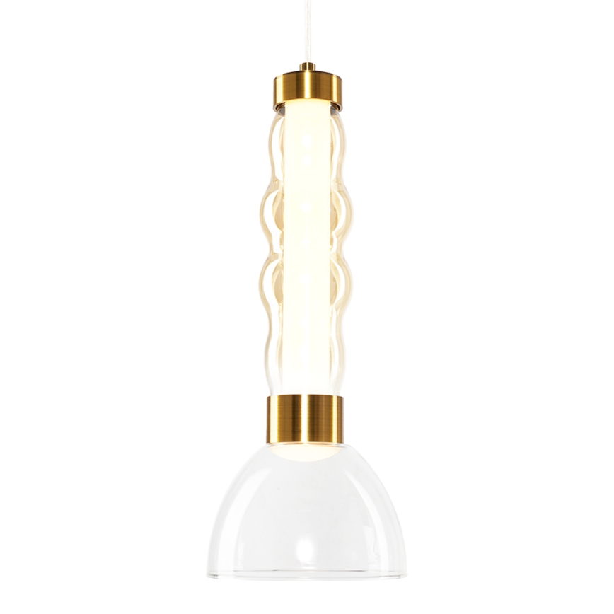 Lámpara LED colgante LUCCO LED/13W/230V diá. 15 cm dorado