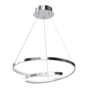 Lámpara LED colgante LUCERO LED/48W/230V cromo brillante