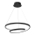 Lámpara LED colgante LUCERO LED/48W/230V negro