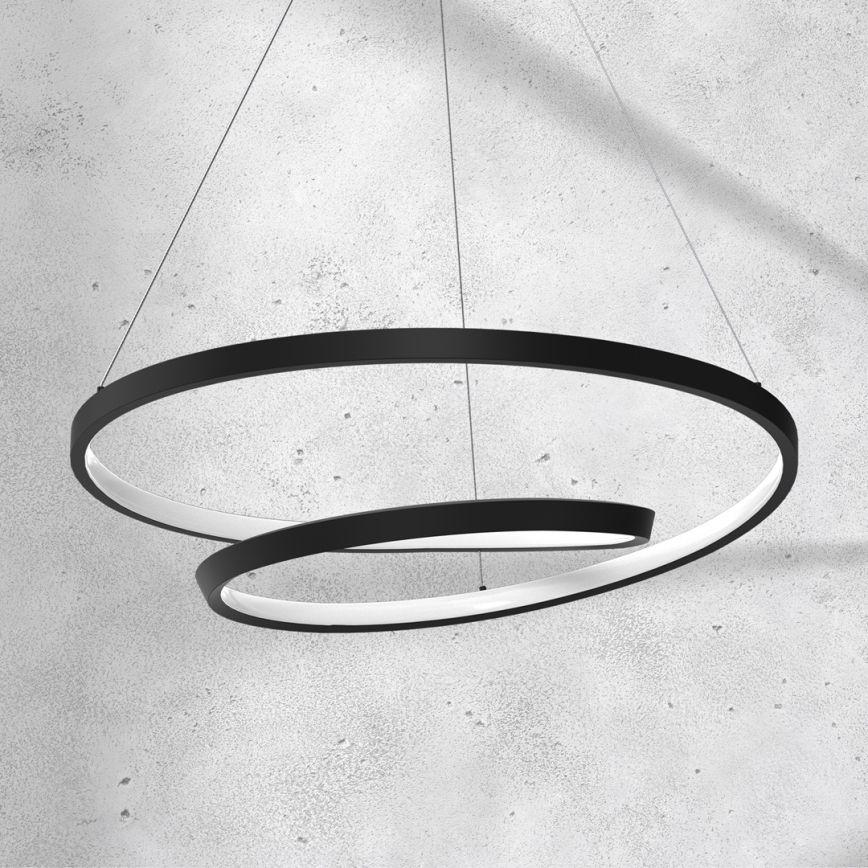 Lámpara LED colgante LUCERO LED/48W/230V negro