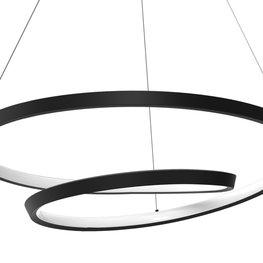 Lámpara LED colgante LUCERO LED/48W/230V negro