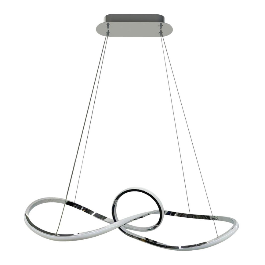Lámpara LED colgante MARCO LED/42W/230V cromo brillante