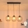 Lámpara LED colgante MERCURE 3xE27/15W/230V