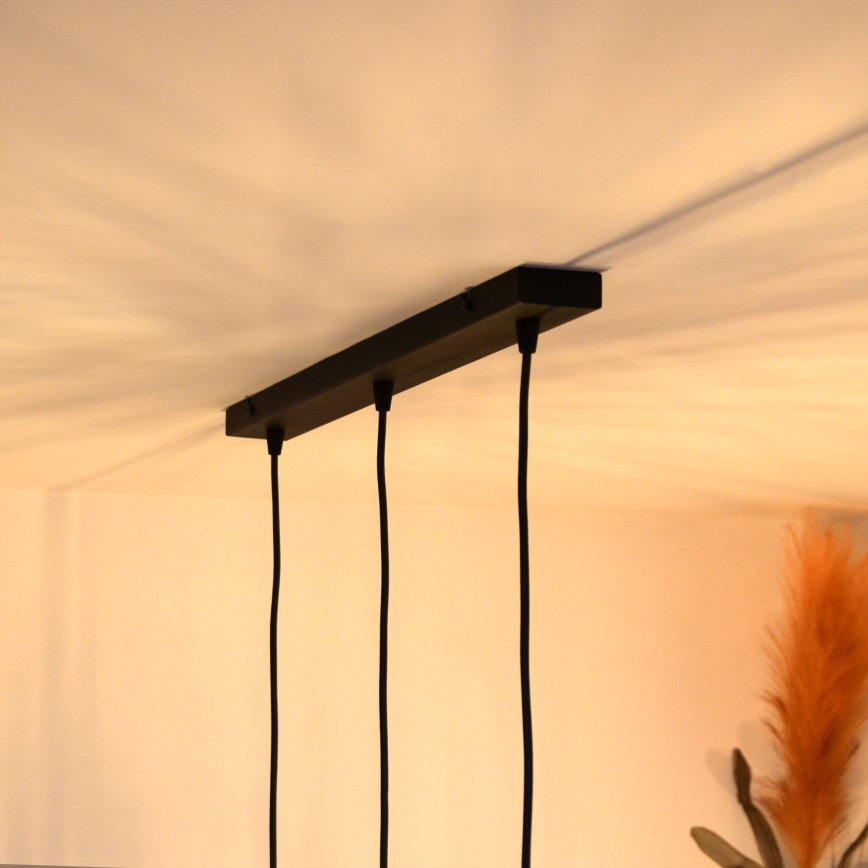 Lámpara LED colgante MERCURE 3xE27/15W/230V