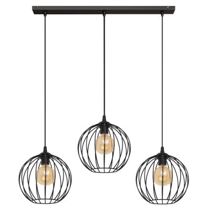 Lámpara LED colgante MERCURE 3xE27/15W/230V