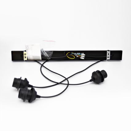 Lámpara LED colgante MERCURE 3xE27/15W/230V