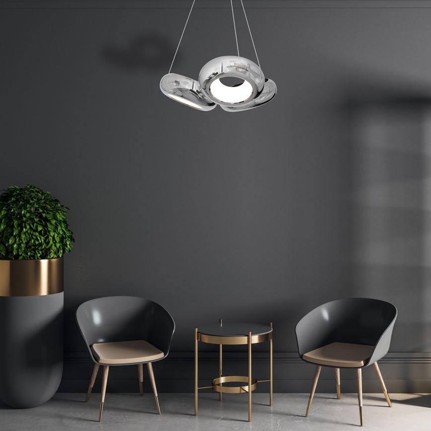 Lámpara LED colgante MERCURIO 3xLED/12W/230V