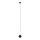 Lámpara LED colgante MIDWAY 1xGU10/4,8W/230V negro