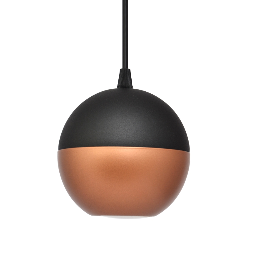 Lámpara LED colgante MIDWAY 3xGU10/4,8W/230V negro/cobre