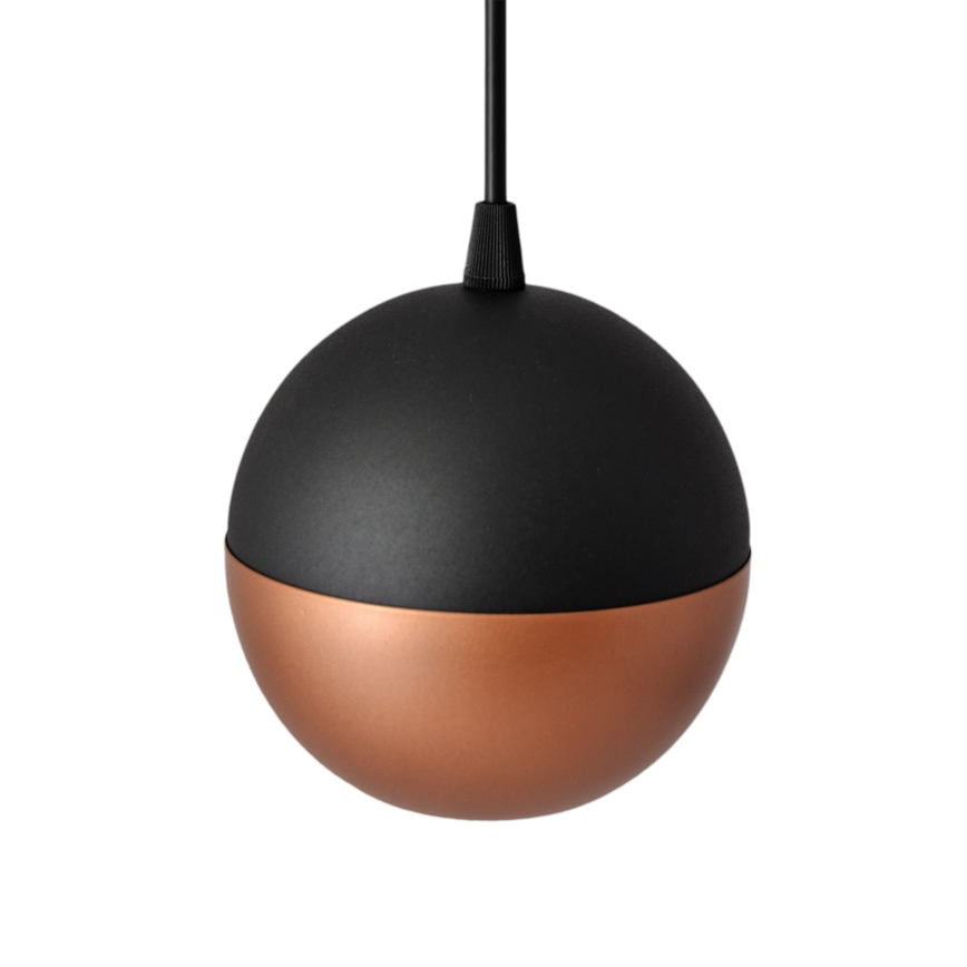 Lámpara LED colgante MIDWAY 3xGU10/4,8W/230V negro/cobre