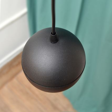 Lámpara LED colgante MIDWAY 4xGU10/4,8W/230V negro