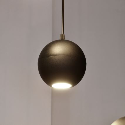 Lámpara LED colgante MIDWAY 4xGU10/4,8W/230V negro