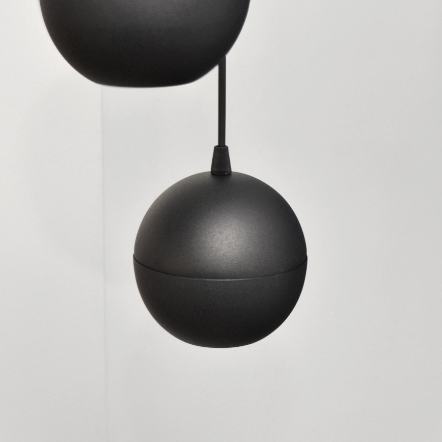 Lámpara LED colgante MIDWAY 4xGU10/4,8W/230V negro