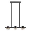 Lámpara LED colgante MIRELLA 3xGX53/6W/230V negro