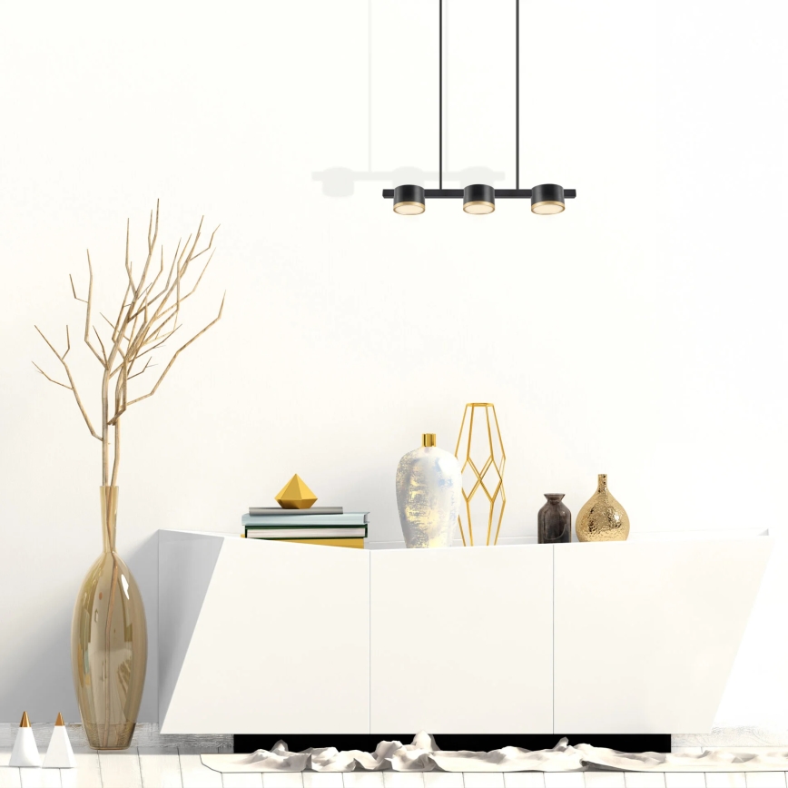 Lámpara LED colgante MIRELLA 3xGX53/6W/230V negro