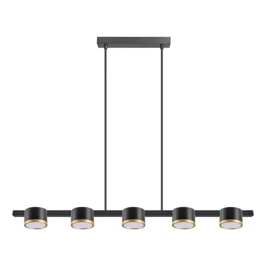 Lámpara LED colgante MIRELLA 5xGX53/6W/230V negro